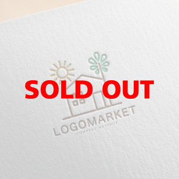 家と自然と癒やしのロゴ