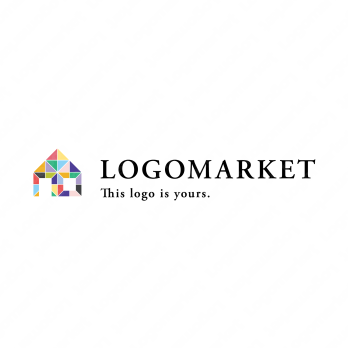 家と三角形と明るいのロゴ