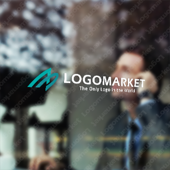 伴走と協力と山のロゴ