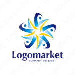 人と星と協調のロゴ