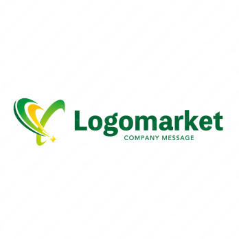 Yと流れ星と飛躍のロゴ