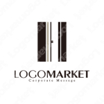 Hとシンプルモダンと高級感のロゴ