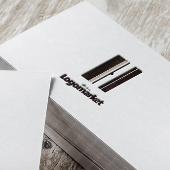 Hとシンプルモダンと高級感のロゴ