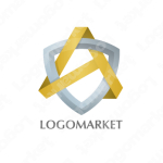 盾と三角とAのロゴ