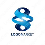 螺旋とNとSのロゴ