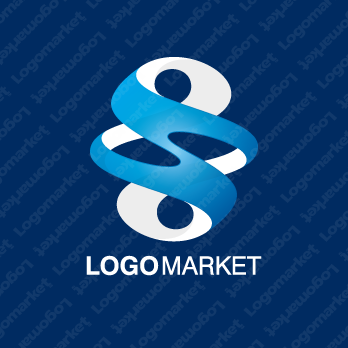 螺旋とNとSのロゴ