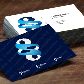 螺旋とNとSのロゴ