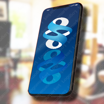 螺旋とNとSのロゴ