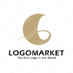 月と流れと夜のロゴ