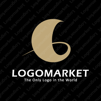 月と流れと夜のロゴ