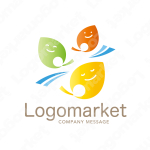 親しみやすいと優しいと軽やかのロゴ