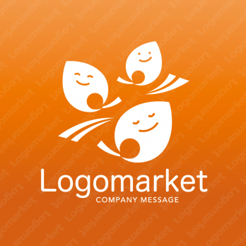 親しみやすいと優しいと軽やかのロゴ