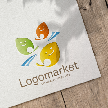 Aとaと虹のロゴ