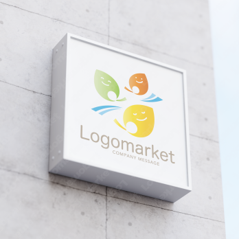 親しみやすいと優しいと軽やかのロゴ