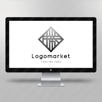 勝と家紋と文字紋のロゴ