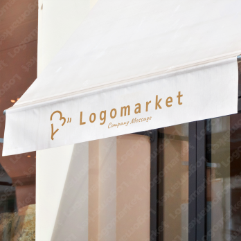 落ち着くと都会的とスタイリッシュのロゴ