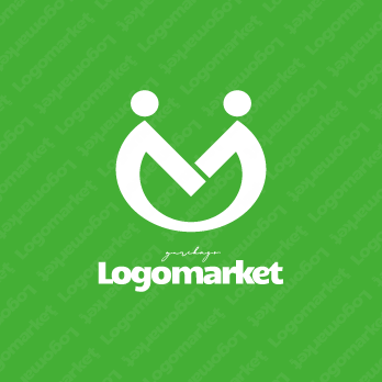 人と助け合いと信頼関係のロゴ