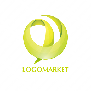 球体とPとつながりのロゴ