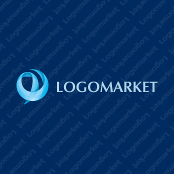 球体とPとつながりのロゴ