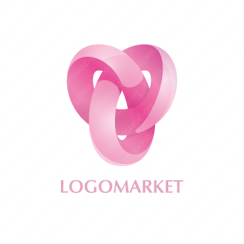 無限とリングとハートのロゴ