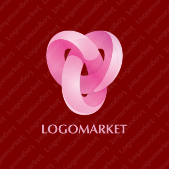 無限とリングとハートのロゴ