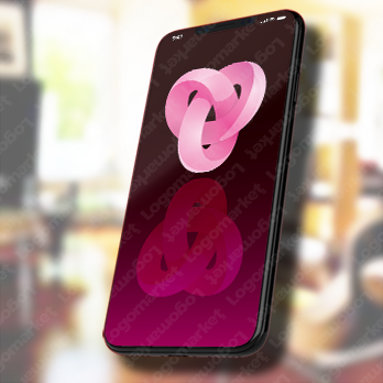 無限とリングとハートのロゴ