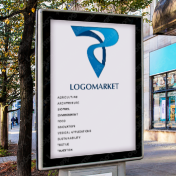 シャープと三角とモダンのロゴ