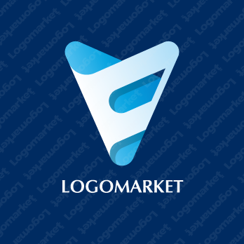 FとVと三角のロゴ