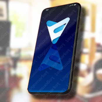 FとVと三角のロゴ