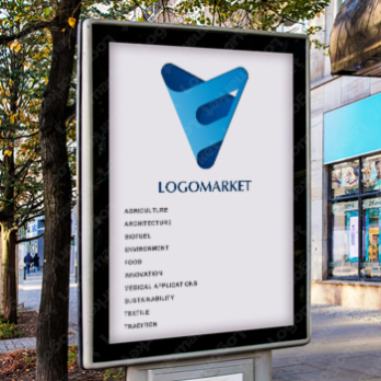 FとVと三角のロゴ