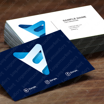 FとVと三角のロゴ