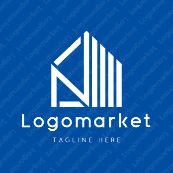 Nと虹と家のロゴ