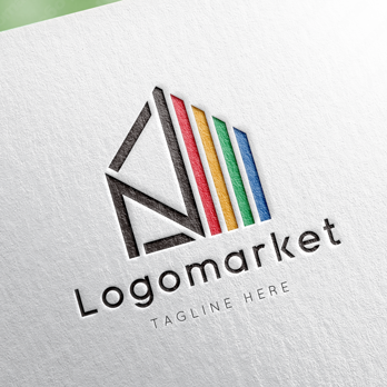 Nと虹と家のロゴ