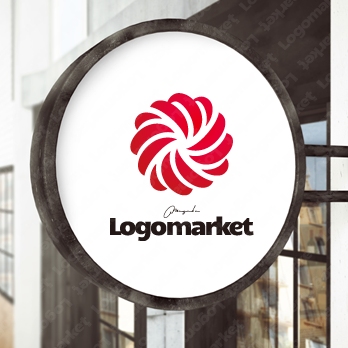 結びつきと花とMのロゴ