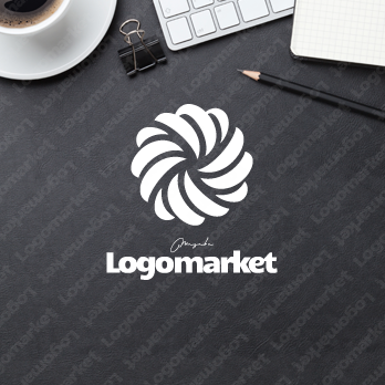 結びつきと花とMのロゴ