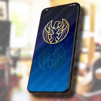 鷹と翼と鳥のロゴ