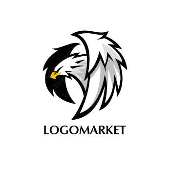 eスポーツと鷹と翼のロゴ