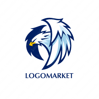 eスポーツと鷹と翼のロゴ