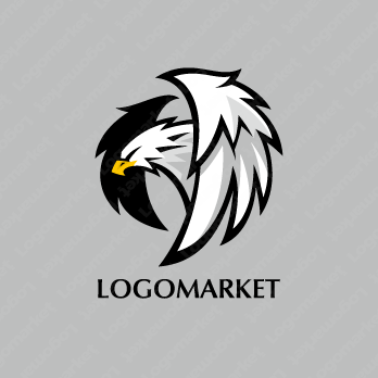 eスポーツと鷹と翼のロゴ