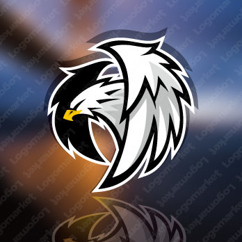 eスポーツと鷹と翼のロゴ