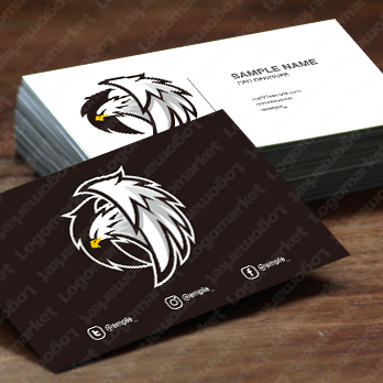 eスポーツと鷹と翼のロゴ