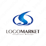 鳥と飛翔とSのロゴ