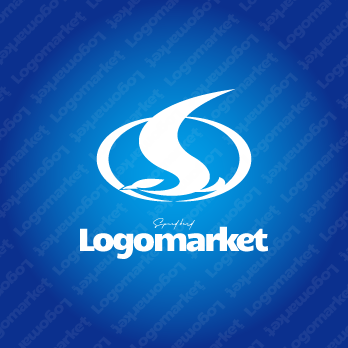 鳥と飛翔とSのロゴ