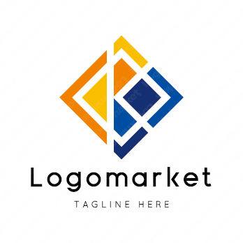 Kとkと菱形のロゴ