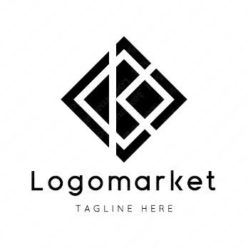 Kとkと菱形のロゴ