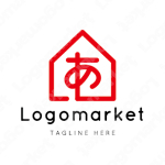 あと家と和風のロゴ