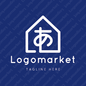 あと家と和風のロゴ