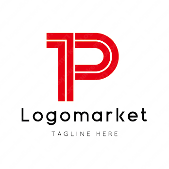 Pと1とナンバーワン のロゴ