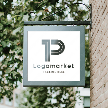 Pと1とナンバーワン のロゴ