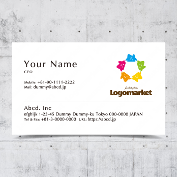 Aとaと虹のロゴ